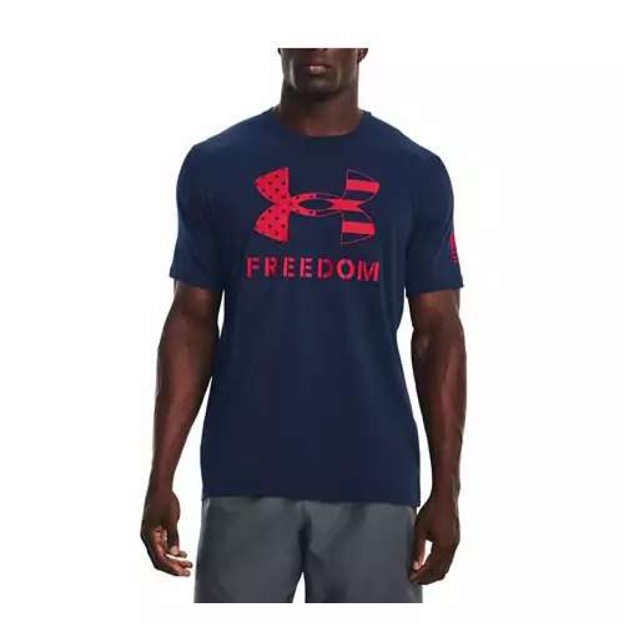 Shirts * | Men'S Under Armour Freedom Ua Logo T-Shirt