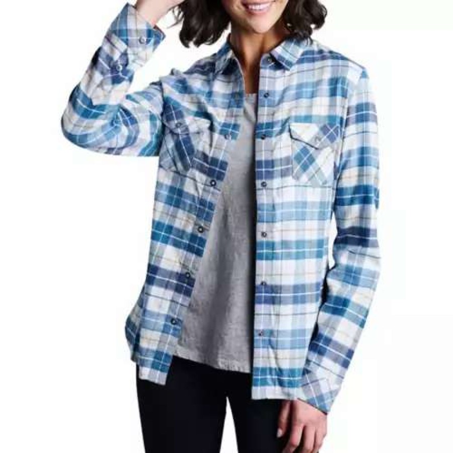 Shirts * | Women'S Kuhl Tess Long Sleeve Flannel Shirt