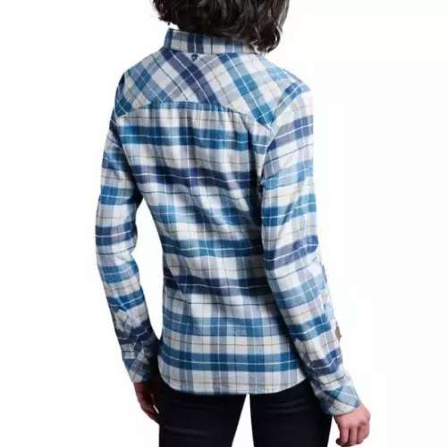 Shirts * | Women'S Kuhl Tess Long Sleeve Flannel Shirt