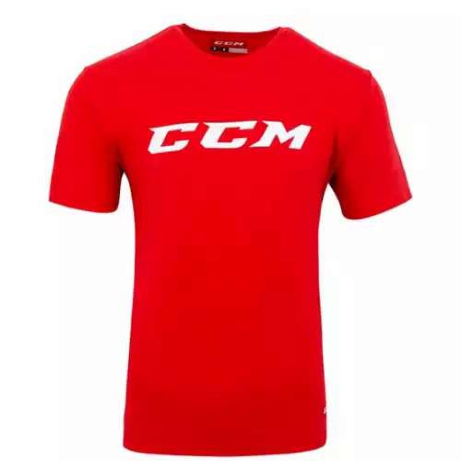 Shirts * | Men'S Ccm Core T-Shirt Red/White