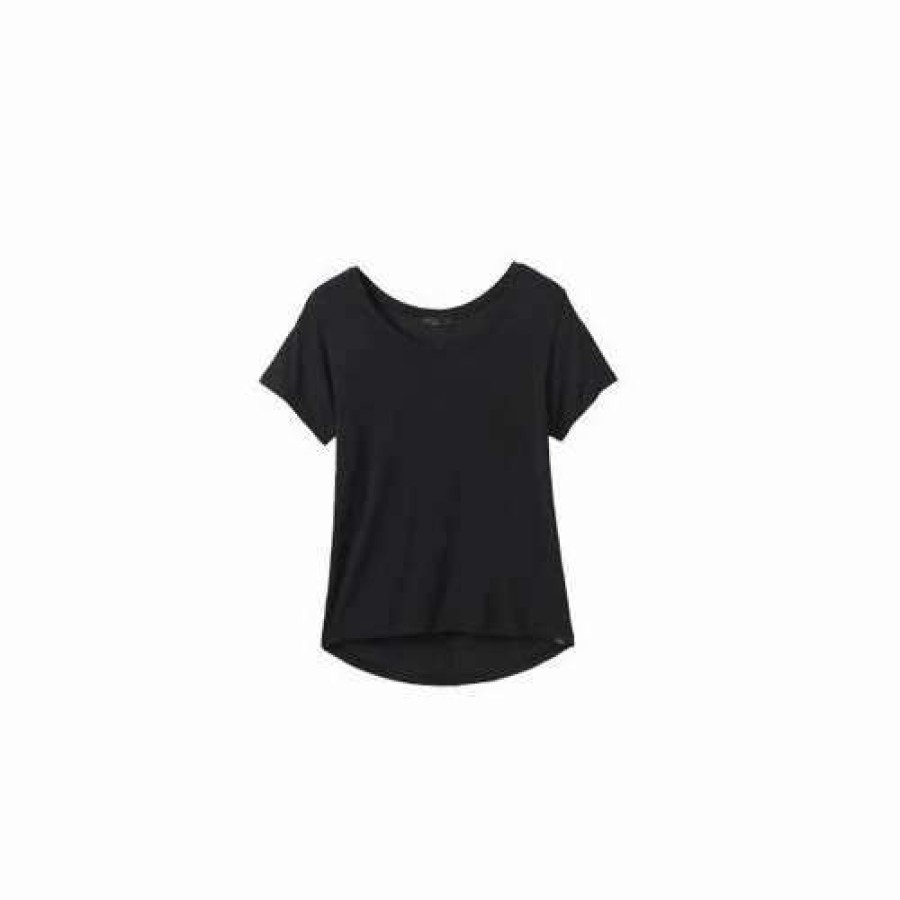 Shirts * | Women'S Prana Foundation Slouch Top Black