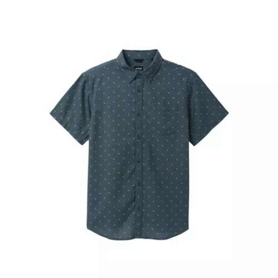 Shirts * | Men'S Prana Tinline Button Up Shirt Bluefin Tail