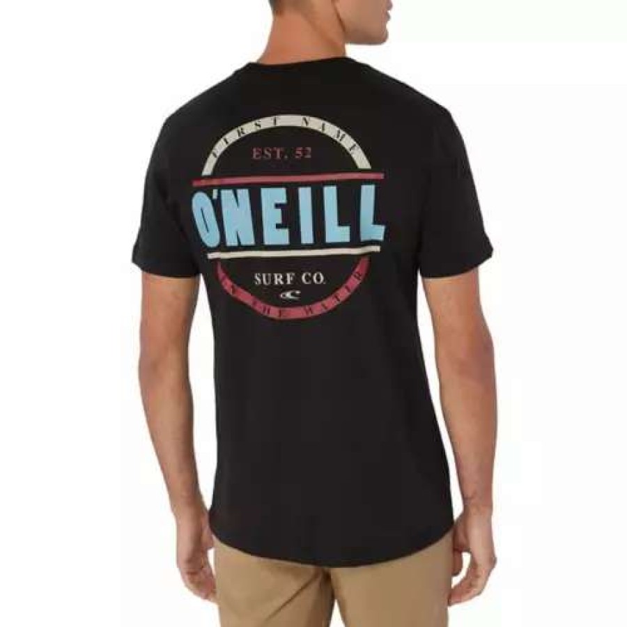 Shirts * | Men'S O'Neill Tricolor T-Shirt Black