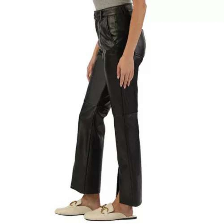 Pants * | Women'S Kut From The Kloth Ellery Slit Hem Pants Black