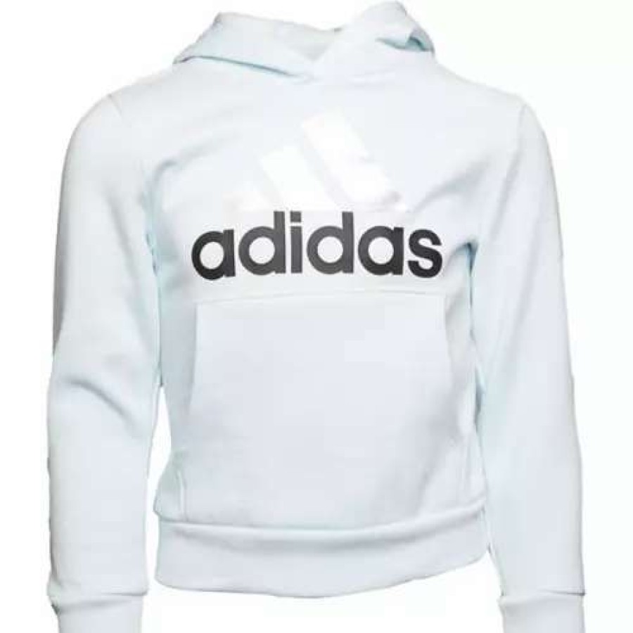 Shirts * | Girls' Adidas Logo Scoop Neck Shirt