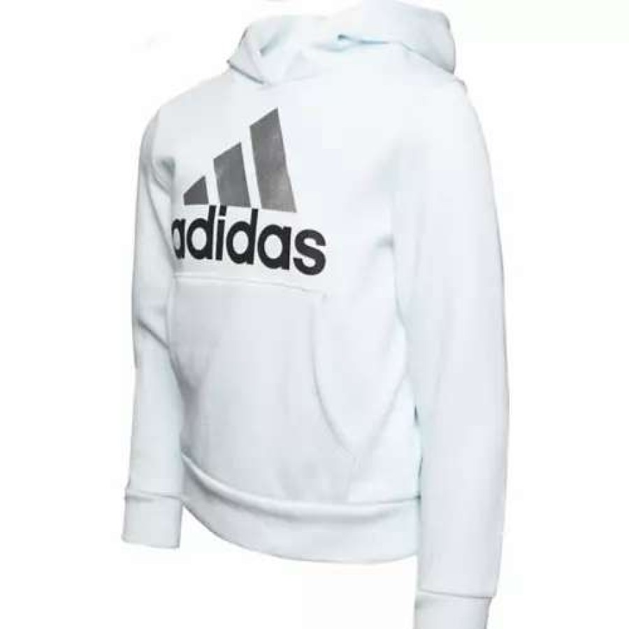 Shirts * | Girls' Adidas Logo Scoop Neck Shirt