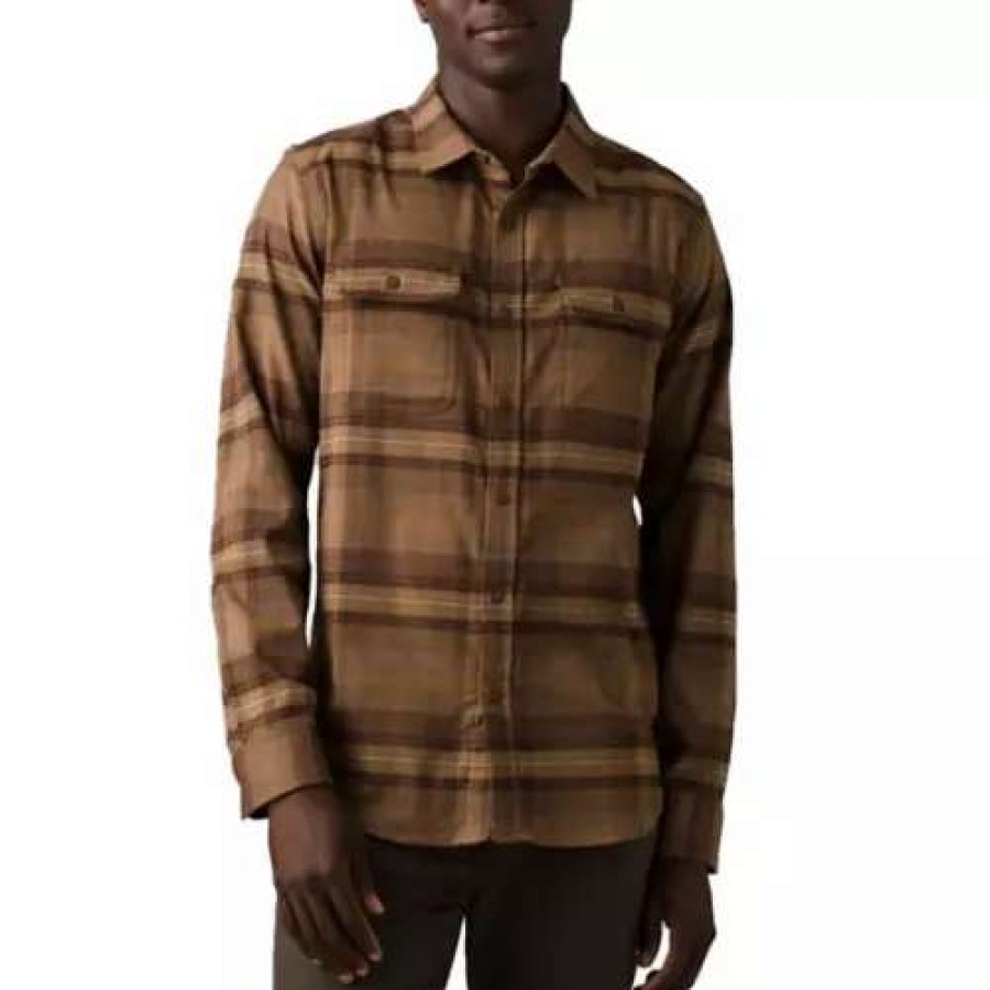 Shirts * | Men'S Prana Great Valley Flannel Shirt Stout