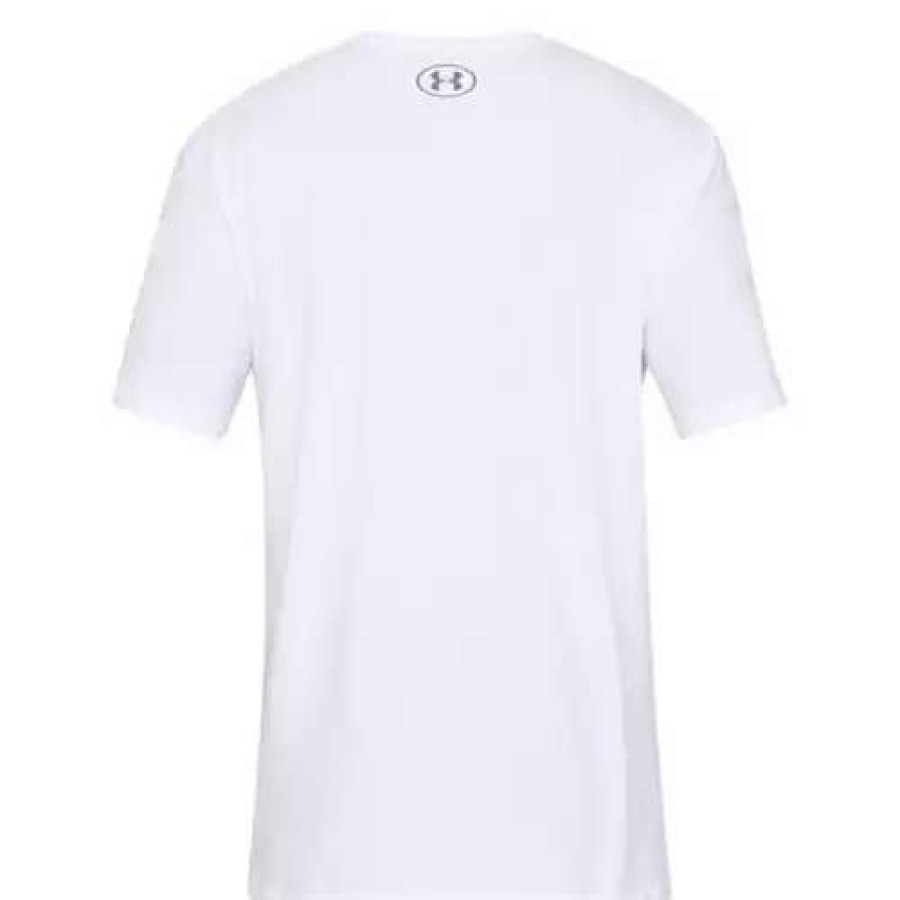 Shirts * | Men'S Under Armour Bl Texas Word T-Shirt White Royal Red