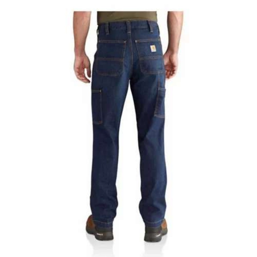 Pants * | Men'S Carhartt Rugged Flex Relaxed Dungaree Jeans Superior