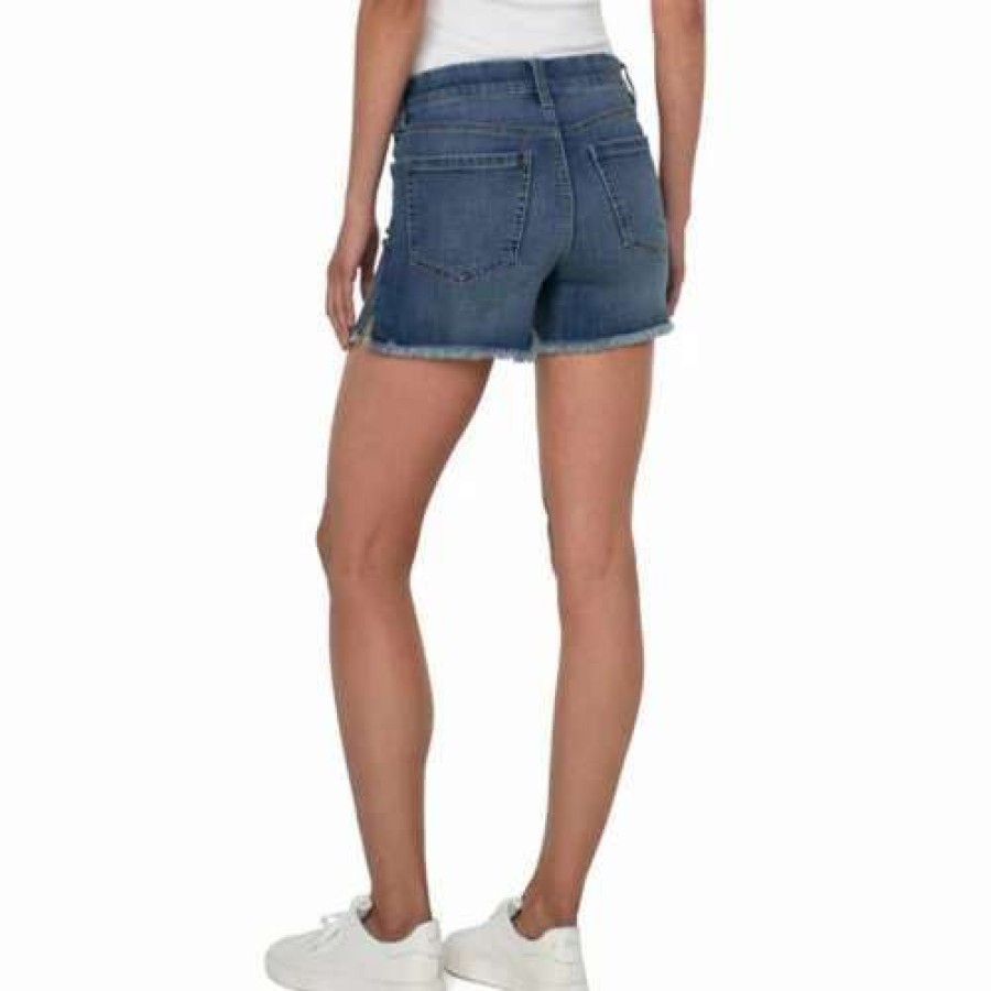 Shorts * | Women'S Liverpool Los Angeles Gia Glider Jean Shorts