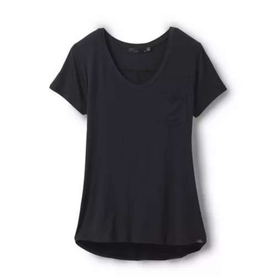 Shirts * | Women'S Prana Foundation Short Sleeve V-Neck T-Shirt