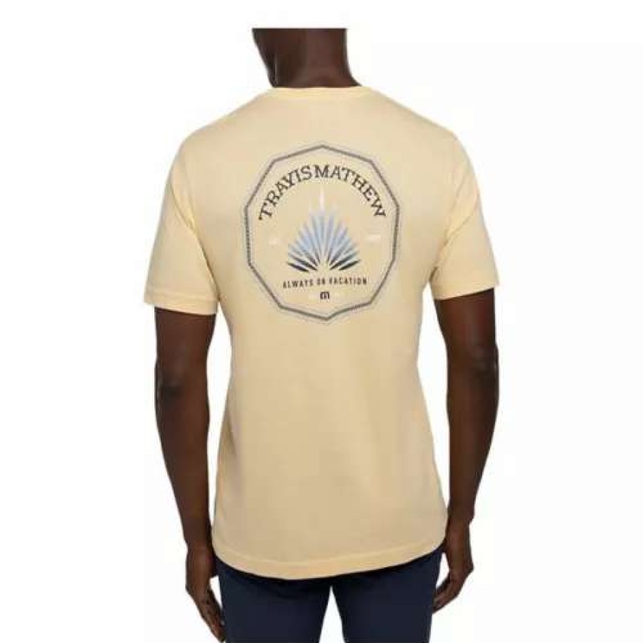 Shirts * | Men'S Travismathew Jalisco T-Shirt Heather Golden Cream