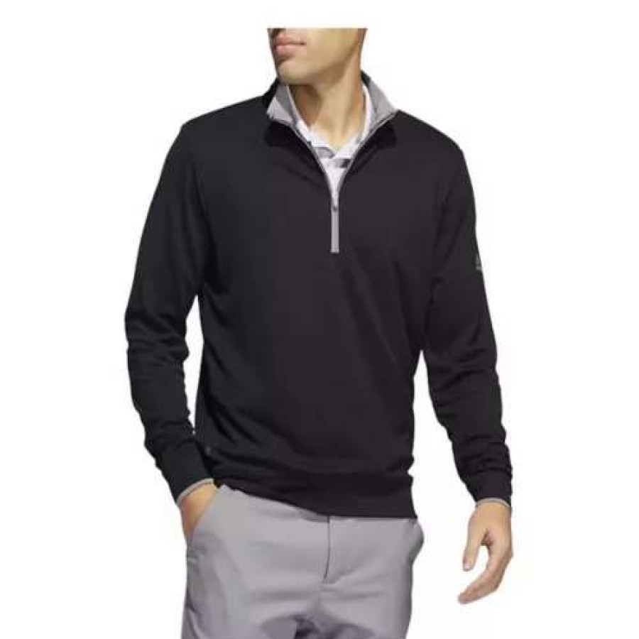 Shirts * | Men'S Adidas Golf 1/4 Zip