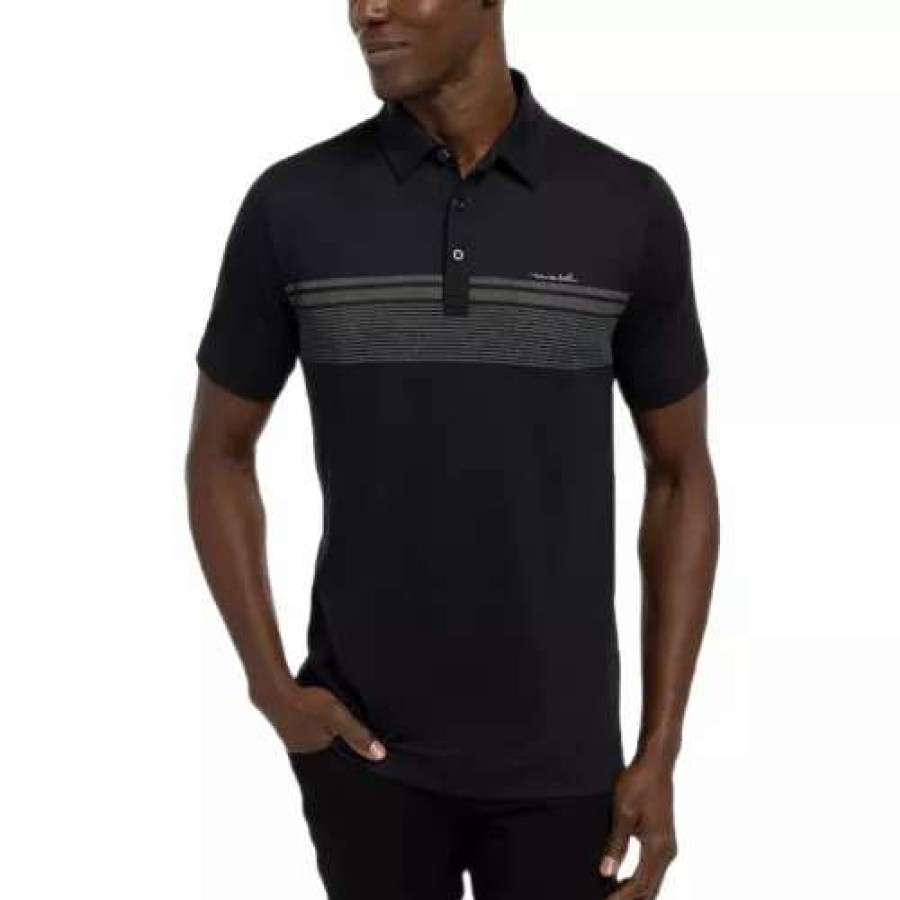 Shirts * | Men'S Travismathew Signal Polo Black