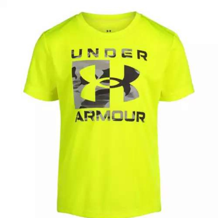 Shirts * | Toddler Boys' Under Armour Viro Core T-Shirt Yellow