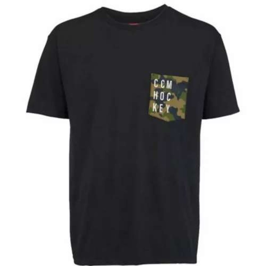 Shirts * | Men'S Ccm Camo Pocket T-Shirt