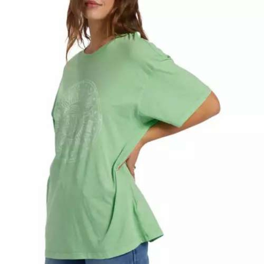 Shirts * | Women'S Roxy Circle Time T-Shirt Green