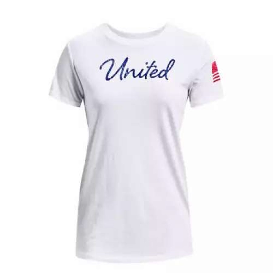 Shirts * | Women'S Under Armour Freedom United T-Shirt