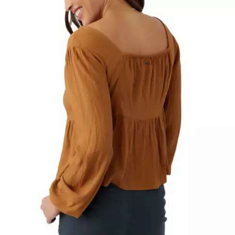 Shirts * | Women'S O'Neill Carlotta Top Camel