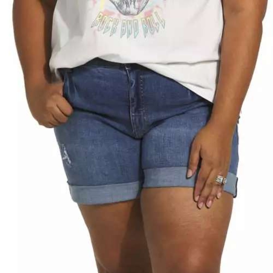 Shorts * | Women'S Kut From The Kloth Plus Chloe Jean Shorts Repeat