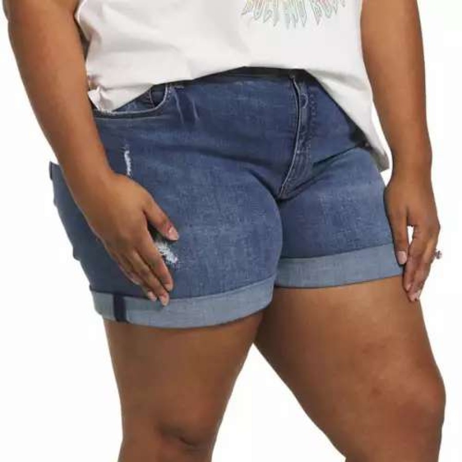 Shorts * | Women'S Kut From The Kloth Plus Chloe Jean Shorts Repeat