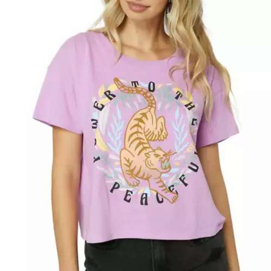 Shirts * | Women'S O'Neill Peaceful Power T-Shirt Passionfruit