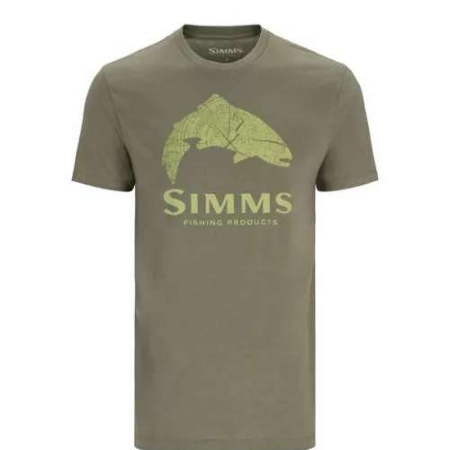 Shirts * | Simms Wood Trout