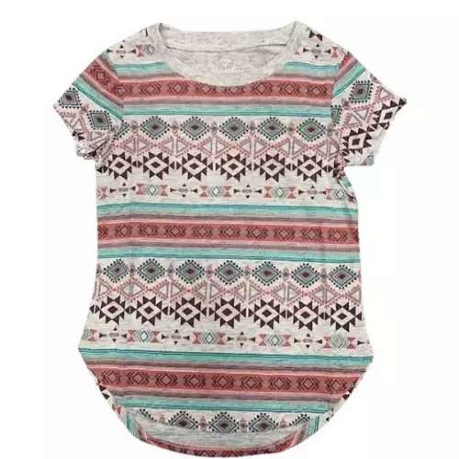 Shirts * | Girls' Colosseum Myla Printed T-Shirt Santa Fe