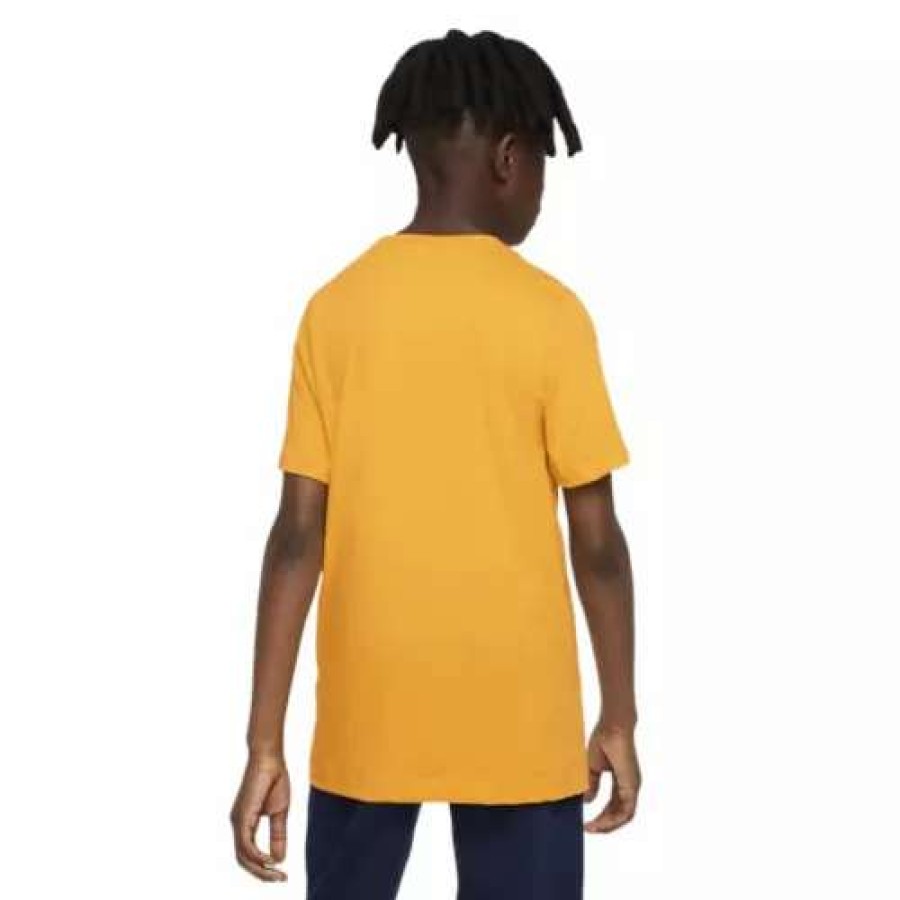 Shirts * | Boys' Nike Sportswear Culture Of Basketball T-Shirt Yellow Ochre