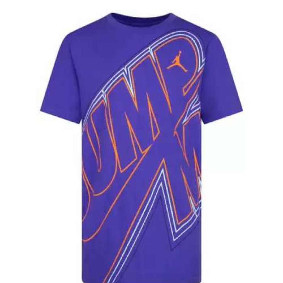 Shirts * | Boys' Jordan Jumpman Space Out T-Shirt Purple