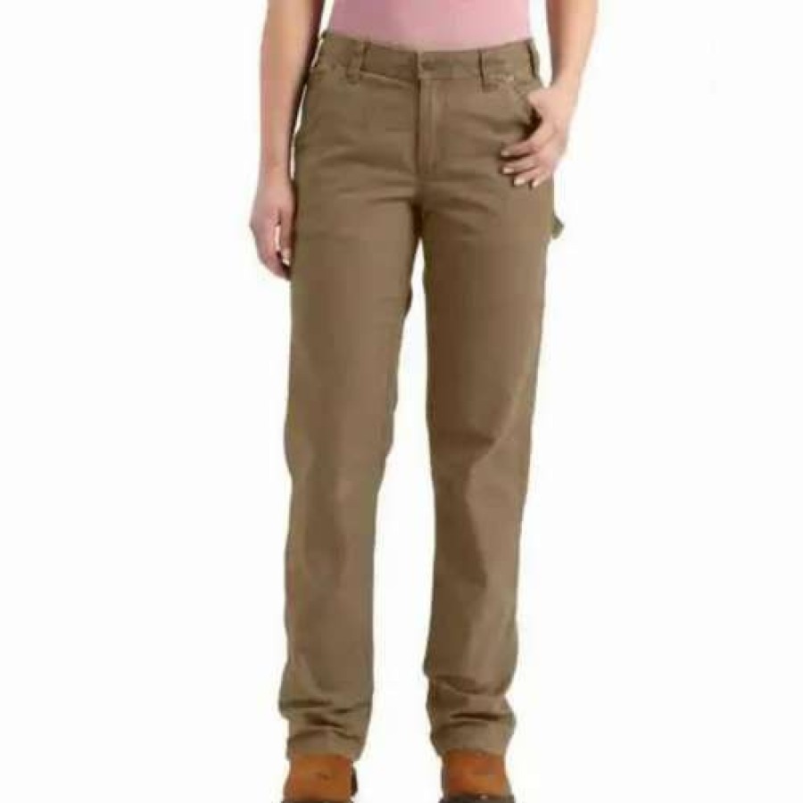 Pants * | Women'S Carhartt Original Fit Crawford Ii Pants Yukon