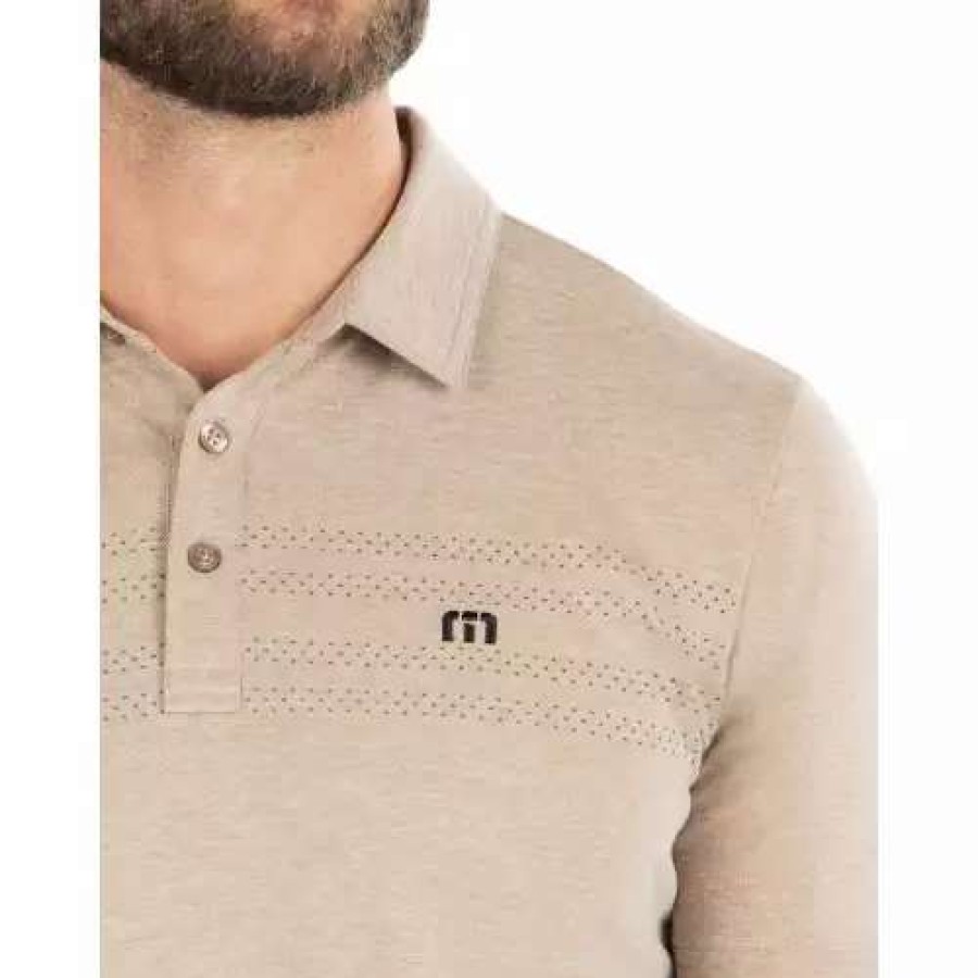 Shirts * | Men'S Travismathew Woodland Polo Heather Portablla