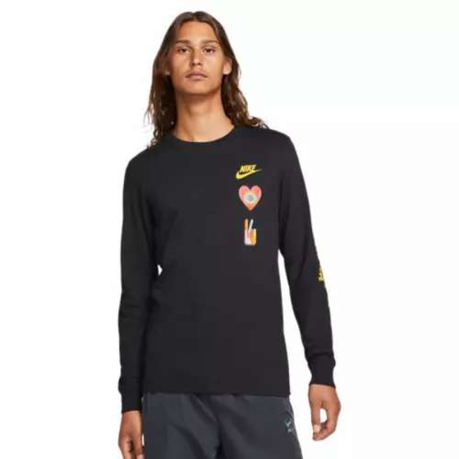 Shirts * | Men'S Nike Sportswear 70S Graphic Long Sleeve T-Shirt