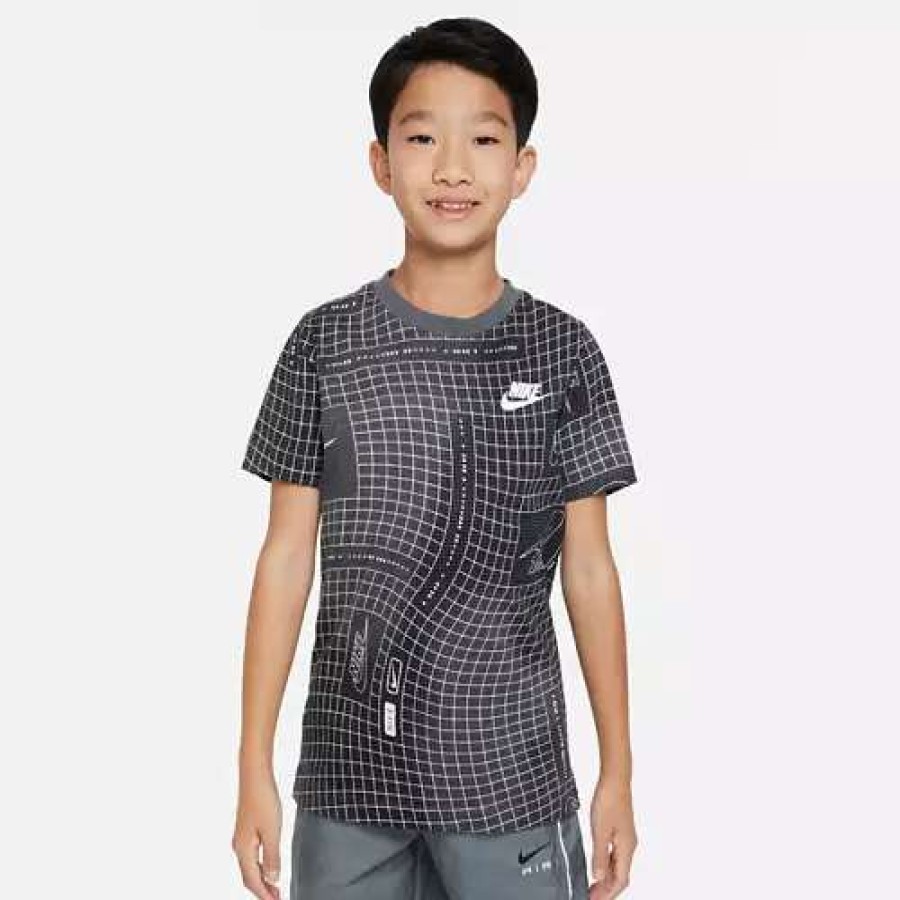 Shirts * | Boys' Nike Sportswear Geometric T-Shirt