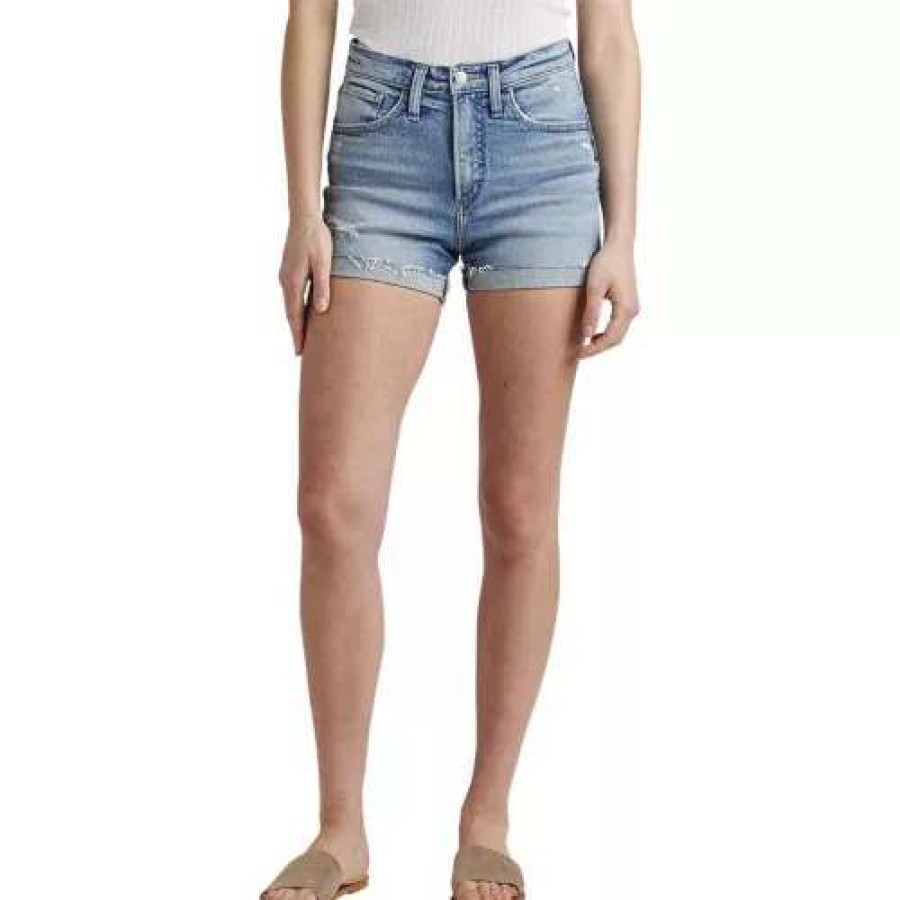 Shorts * | Women'S Silver Jeans Co. Beau Jean Shorts