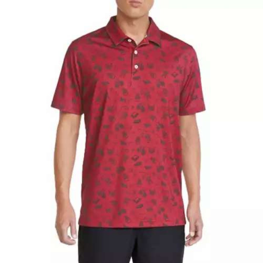 Shirts * | Men'S Puma Volition Block Party Golf Polo Ski Patrol/Quiet Shade