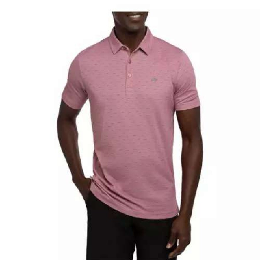 Shirts * | Men'S Travismathew Colorful City Polo Heather Earth Red