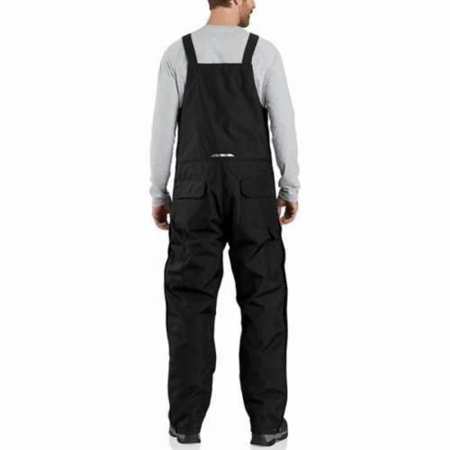 Bibs & Overalls * | Men'S Carhartt Yukon Extremes Insulated Overalls Black