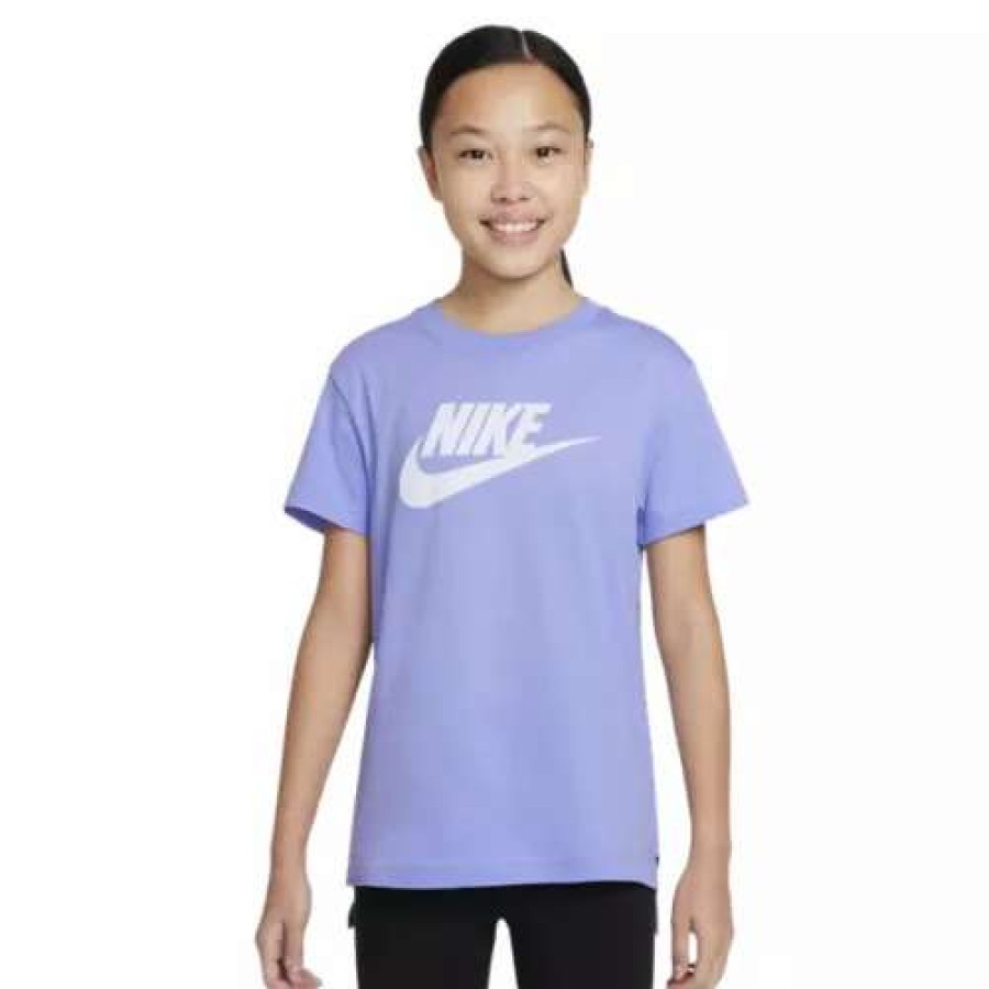 Shirts * | Girls' Nike Sportswear Basic T-Shirt