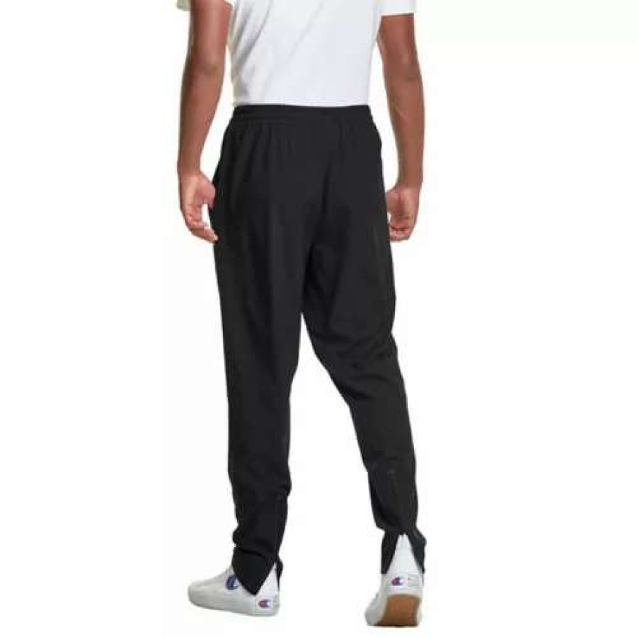 Pants * | Men'S Champion Woven Running Pants Black