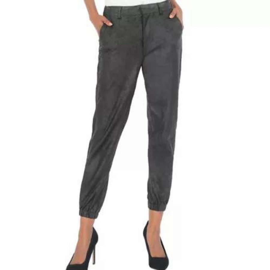 Pants * | Women'S Kut From The Kloth Frida High Rise Track Pants Black