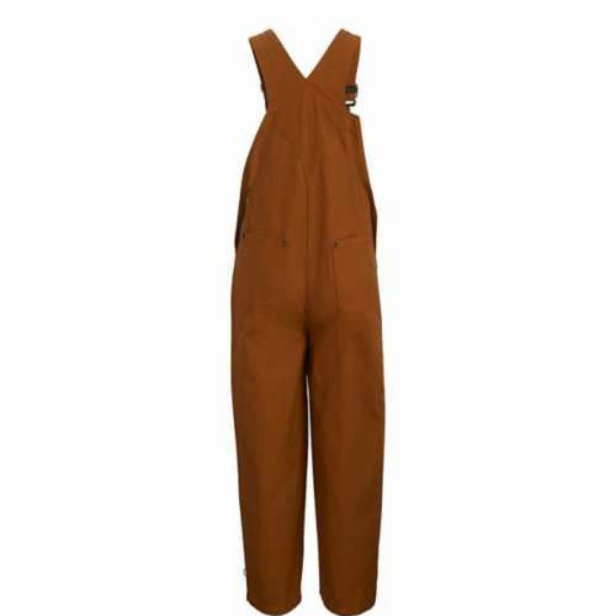 Pants * | Kids' Carhartt Canvas Bib Overall Brown