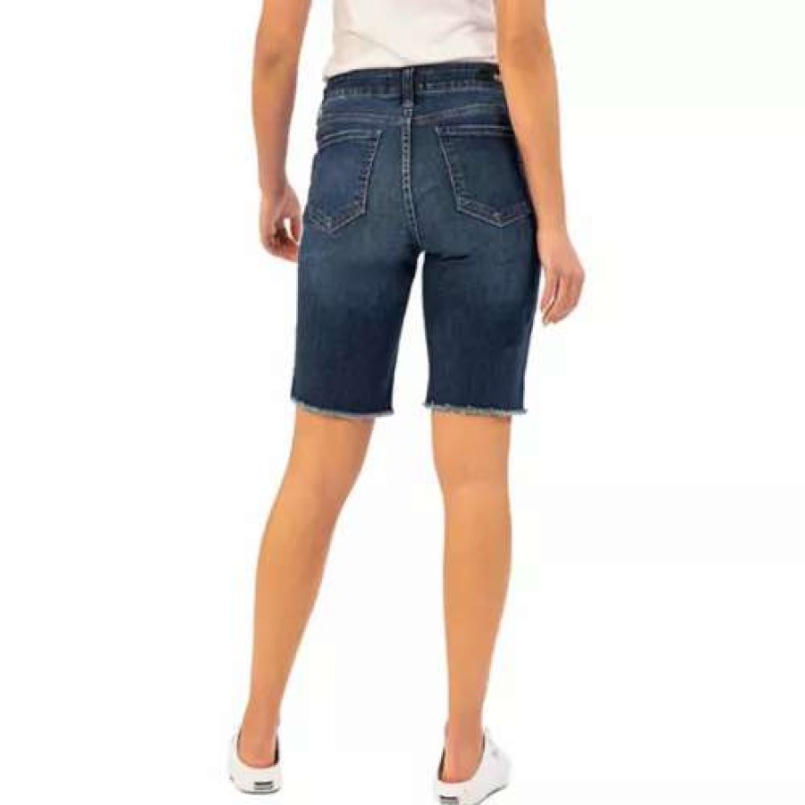 Shorts * | Women'S Kut From The Kloth High Rise Bermuda Jean Shorts Donna Wash