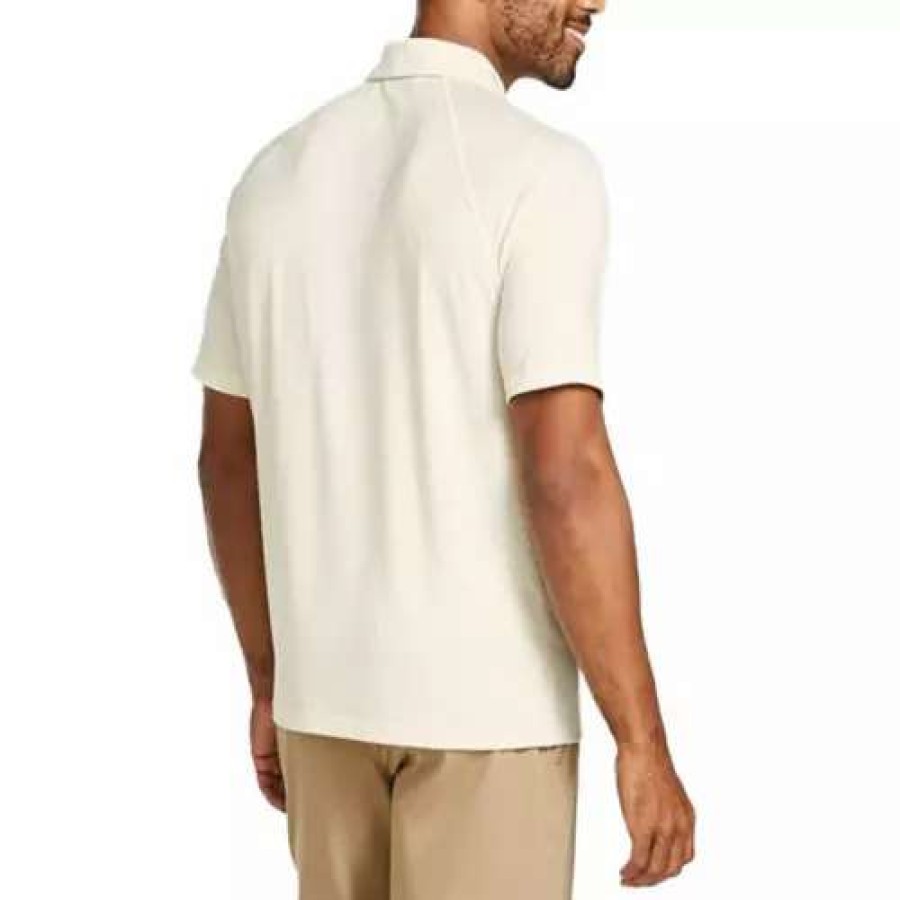 Shirts * | Men'S L.L.Bean Everyday Sunsmart Regular Polo Cream/Multi Stripe