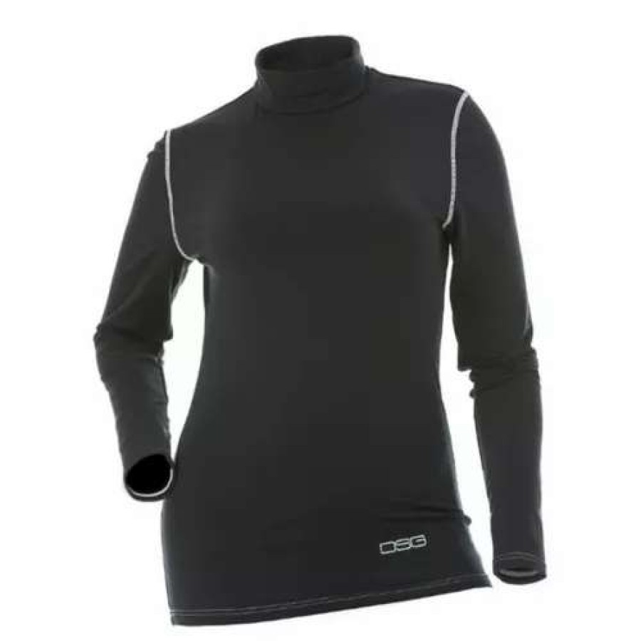 Shirts * | Dsg Outerwear Women'S Dsg D-Tech Crewneck Base Layer Shirt Black