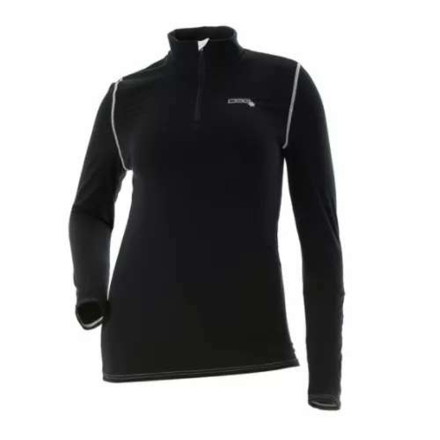 Shirts * | Dsg Outerwear Women'S Dsg D-Tech Crewneck Base Layer Shirt Black