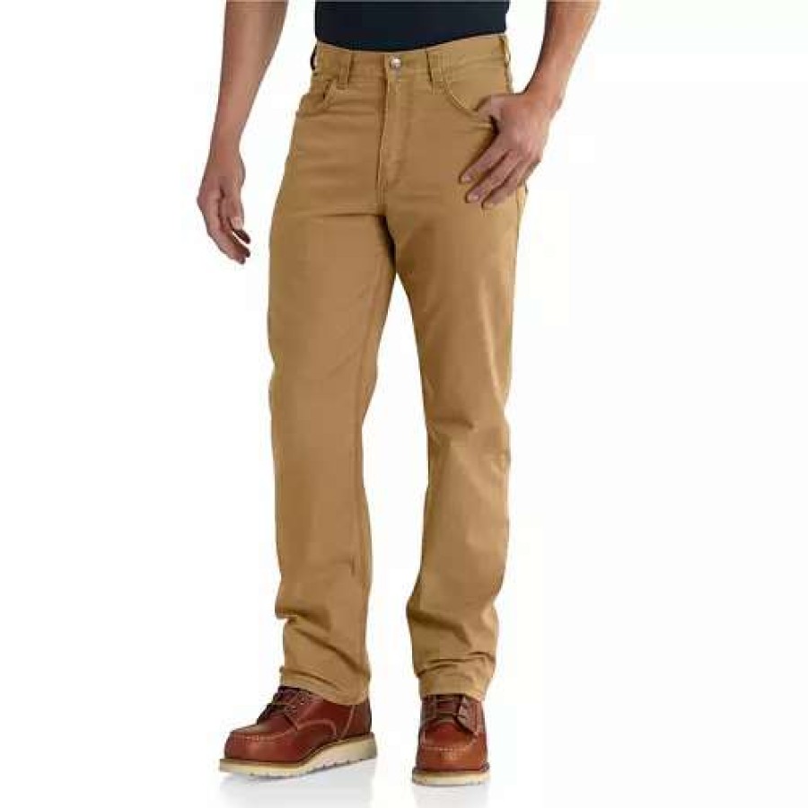 Pants * | Men'S Carhartt Rugged Flex Rigby 5-Pocket Pants