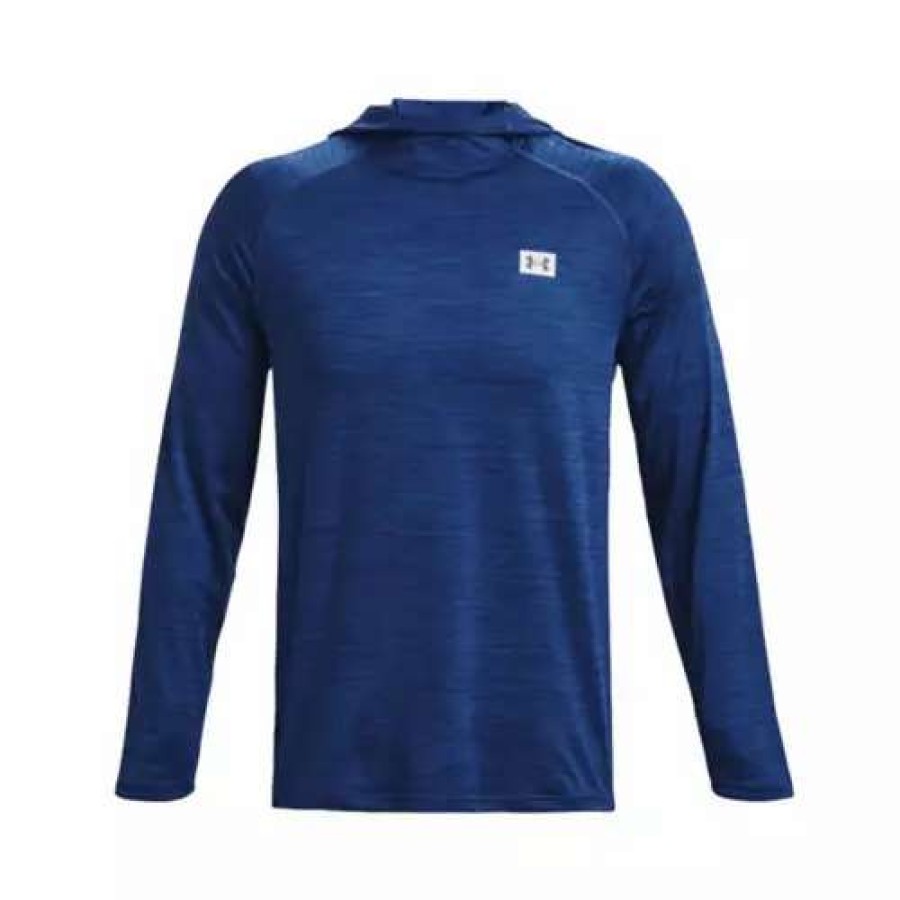 Shirts * | Men'S Under Armour Blue Water Hoodie Blue Mirage