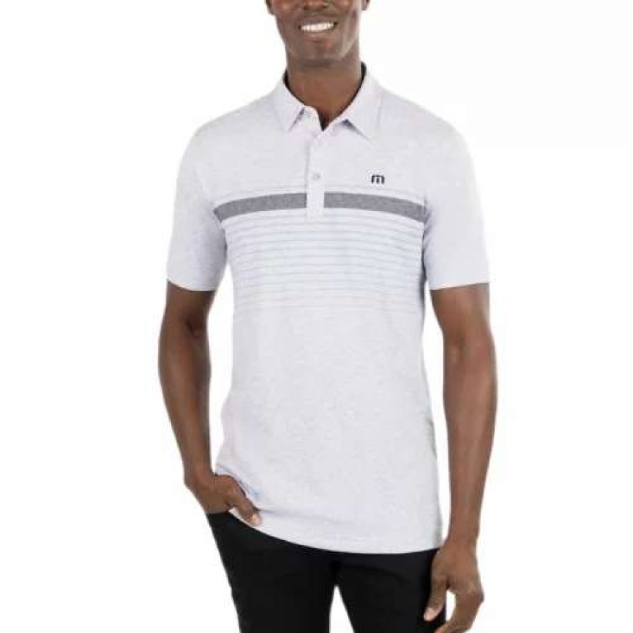 Shirts * | Men'S Travismathew Wildwood Polo Light Grey Heather