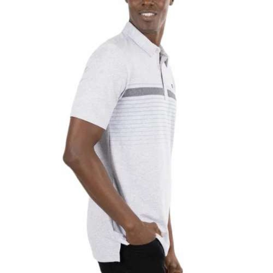 Shirts * | Men'S Travismathew Wildwood Polo Light Grey Heather